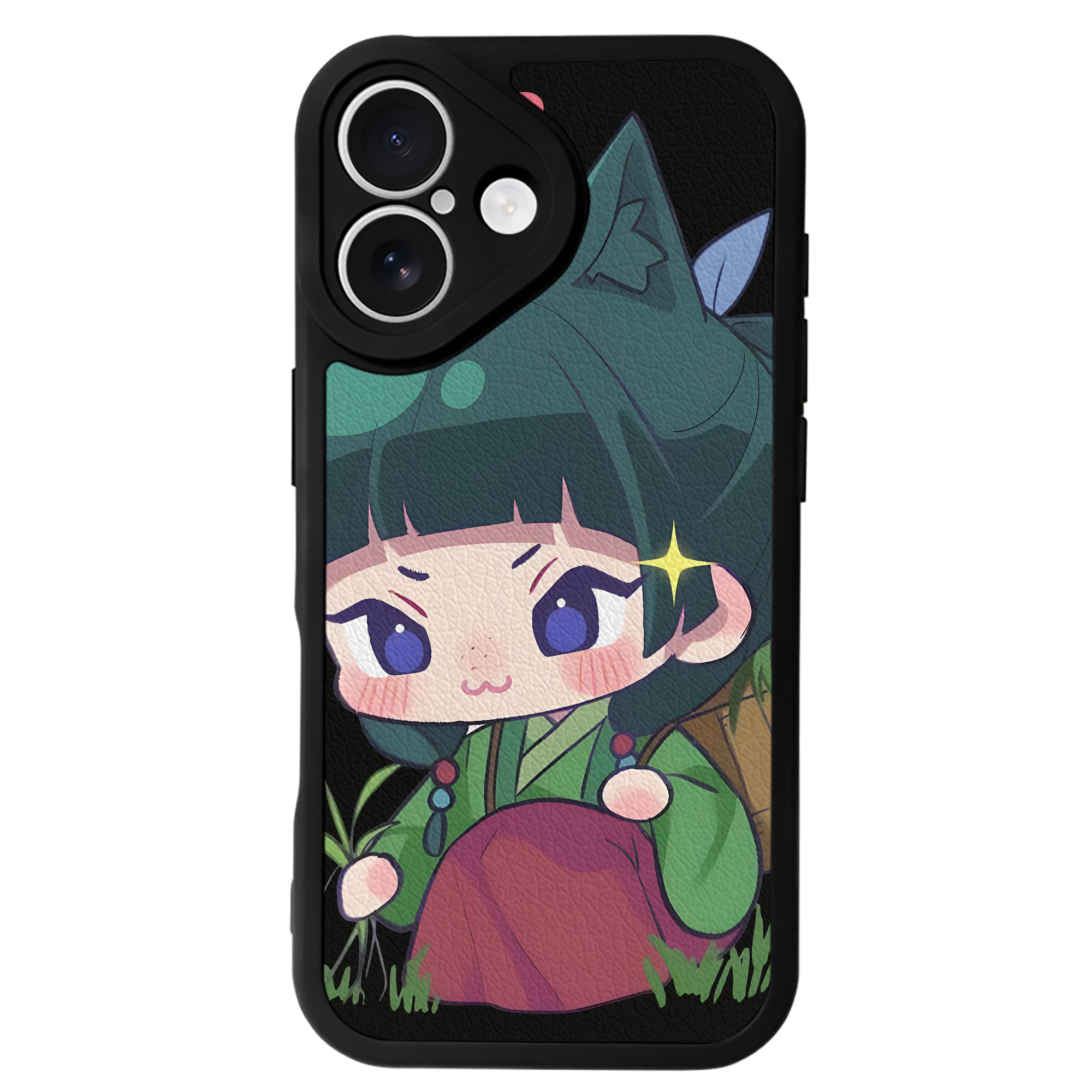 （画像用） 薬屋のひとりごと The Apothecary Diaries 【iPhone 16シリーズ対応】シリコンスマホケース（レザー調） 材質：シリコン